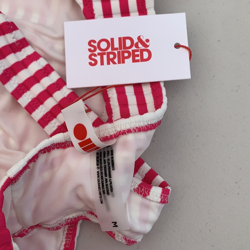 Solid & Striped Elle Ribbed Bikini Top - Picture 6 of 7